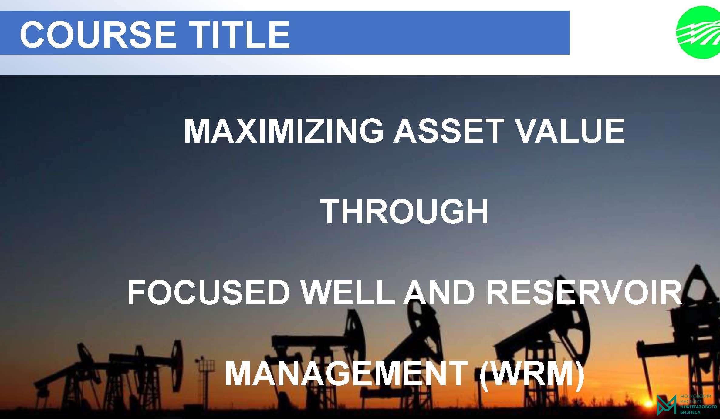 Управление проектами и разработка высокоэффективных нефтегазовых активов